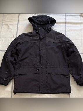 North End Men’s 3 in 1 Black Winter Jacket